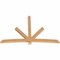 Ekena Millwork Alberta Timber Gable Bracket, Western Red Cedar, 108"W x 72"H x 3 1/2"D x 5 1/2"F, 16/12 Pitch GBW108X72X0406ALB00SWR - alternate 5